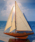 yacht Rainbow wood model - Click to enlarge !!!