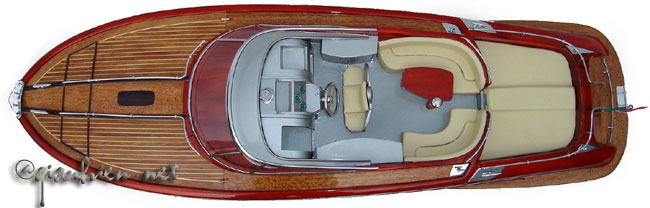 Deck Rivarama Wooden Model Boat 
