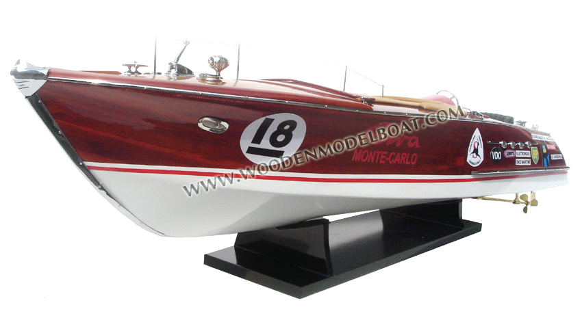 Hand-made Super Riva Zoom Model ready for display
