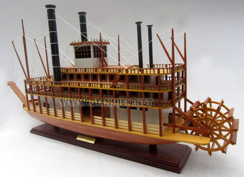 River Boat Mississippi Model ready for display