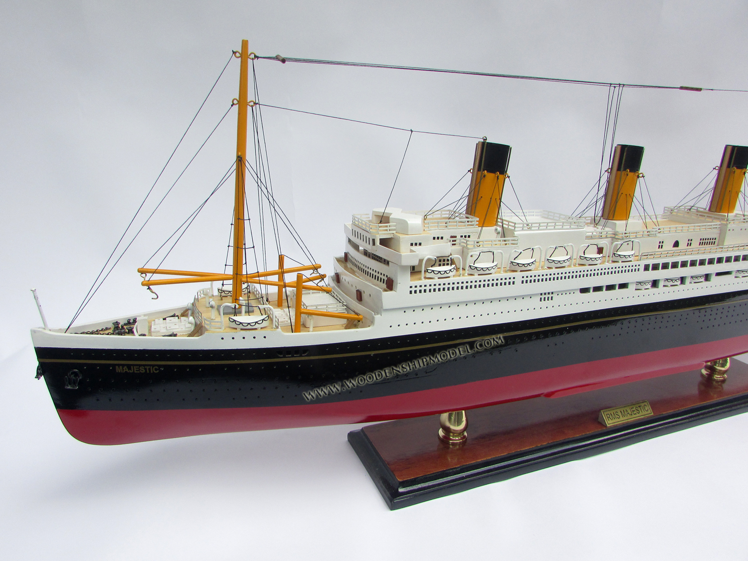 Hand-crafted Ship Model RMS Majestic