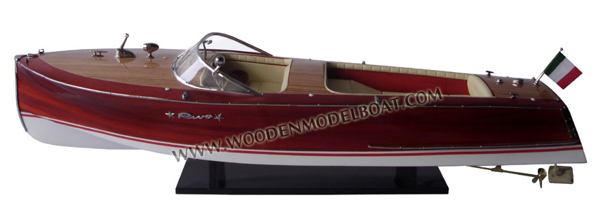 Wooden Model Boat Riva Florida