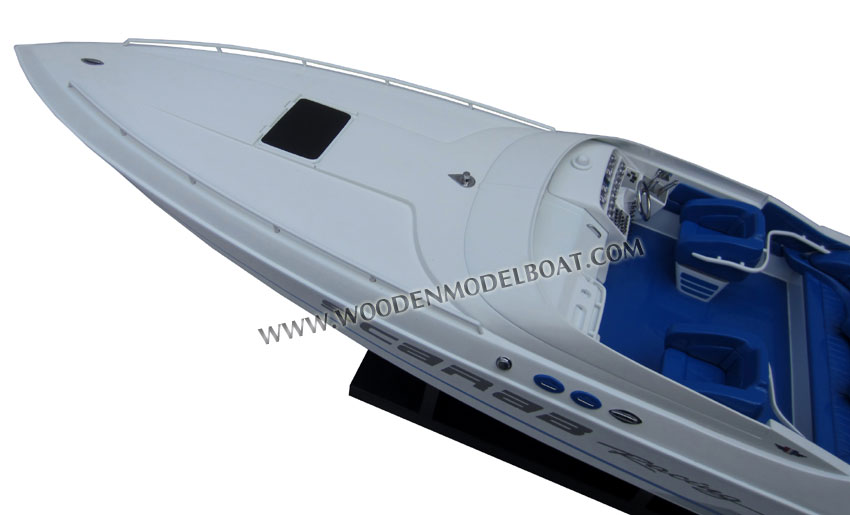 Scarab 31 racing boat model