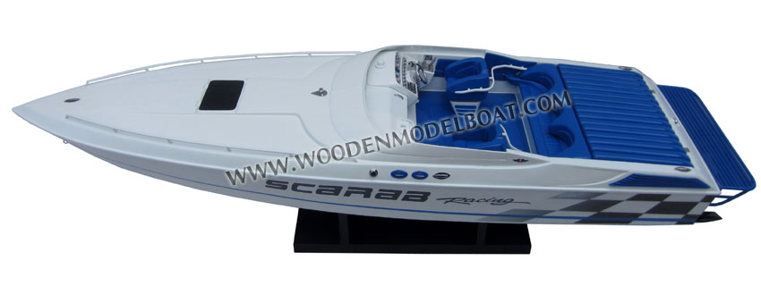 Wellcraft Scarab 31 Racing Boat Model