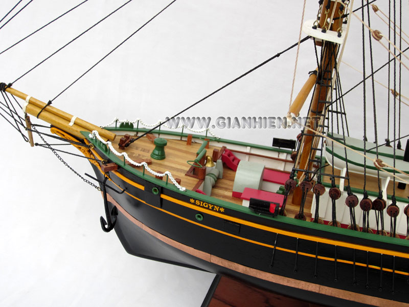 Sigyn Model Ship Deck View