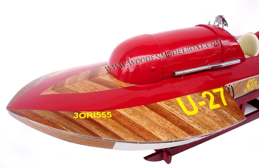 Wooden Hydroplane U 27 model
