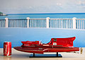 Small wooden model Ferrari Hydroplane - Click for more photos