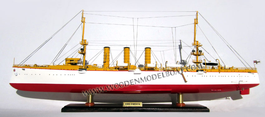Model Battle Ship SMS Emdem Ready for Display