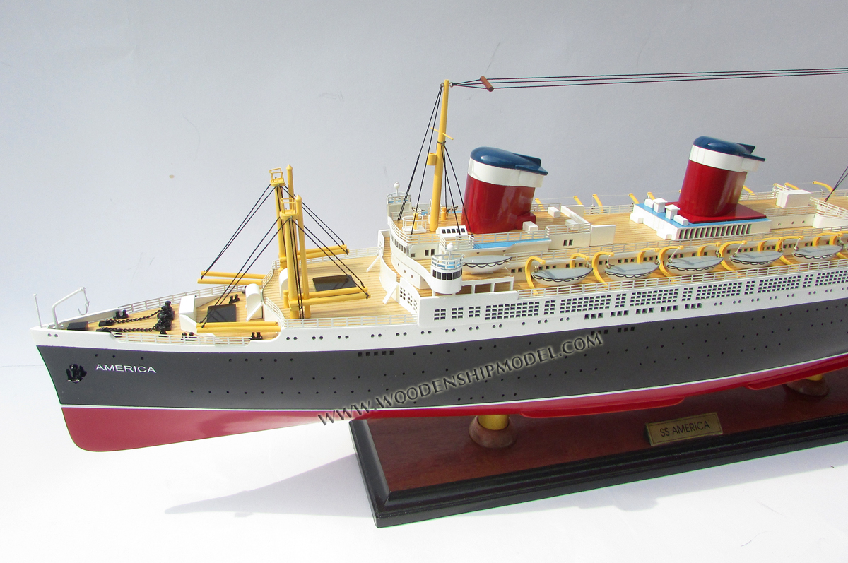 Model SS America  Ocean Liner Stern