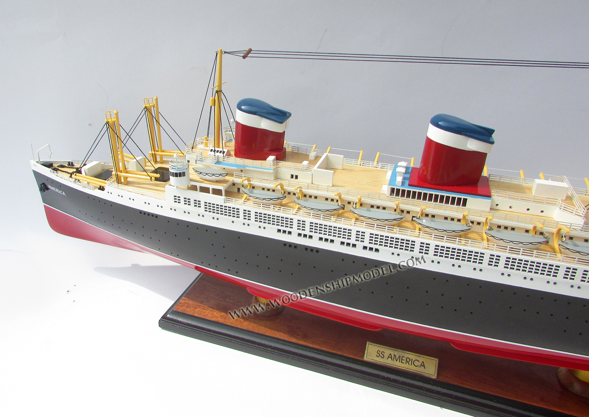 Model SS America  Ocean Liner Deck