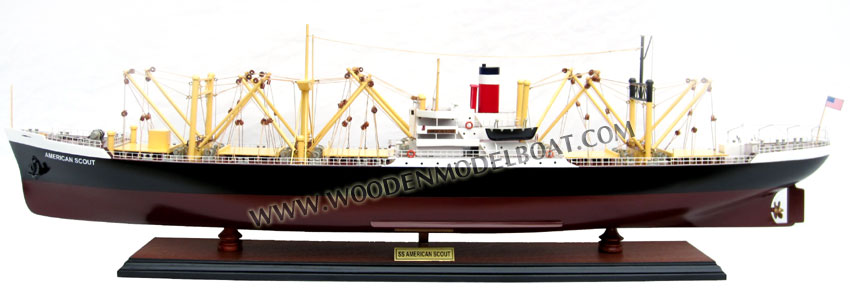 Wooden Ship Model SS American Scout C2