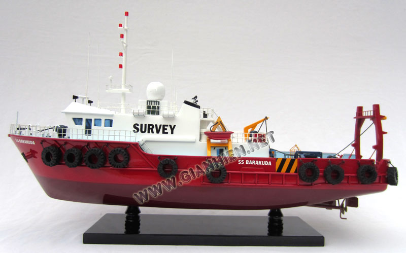 Model SS Barakuda Survey Vessel 