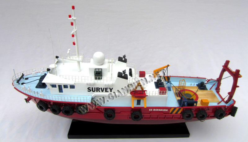 Model SS Barakuda Survey Vessel  Deck View