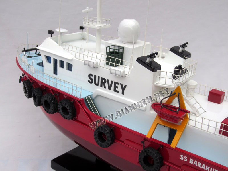 Model SS Barakuda Survey Vessel Wheel House