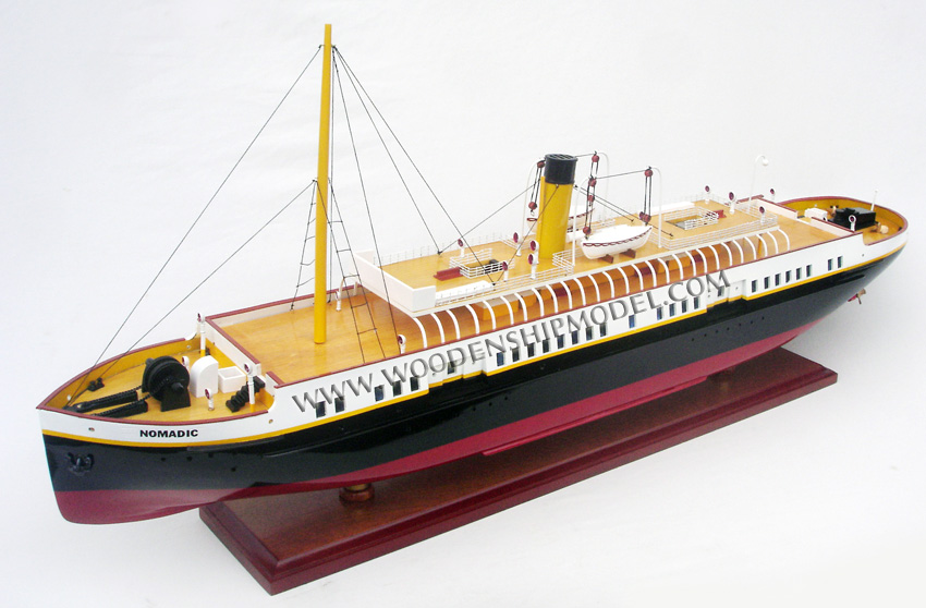 Wooden Model Ship SS Nomadic