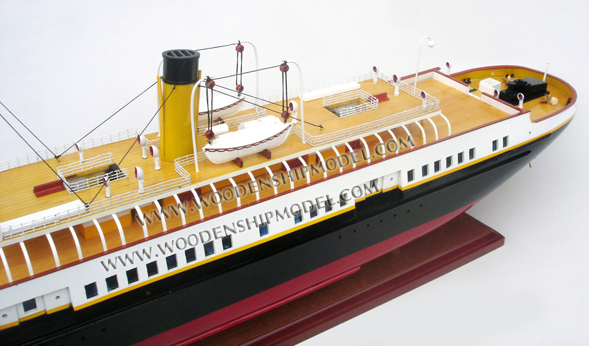 SS Nomadic ship model ready for display