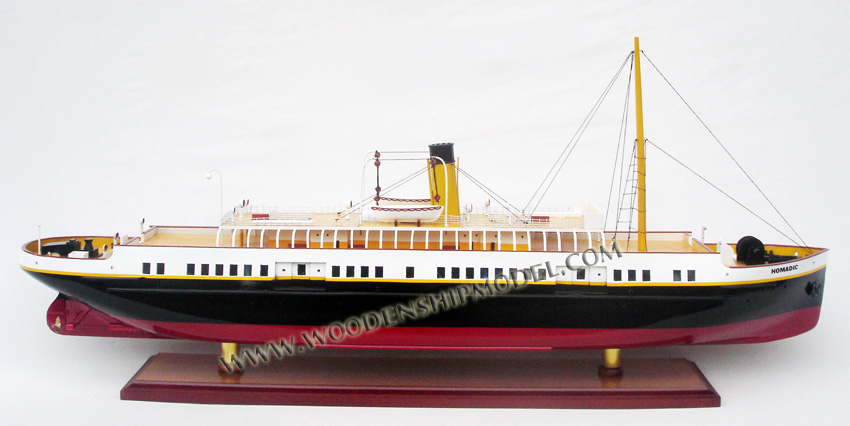 Wooden Model Boat SS Nomadic