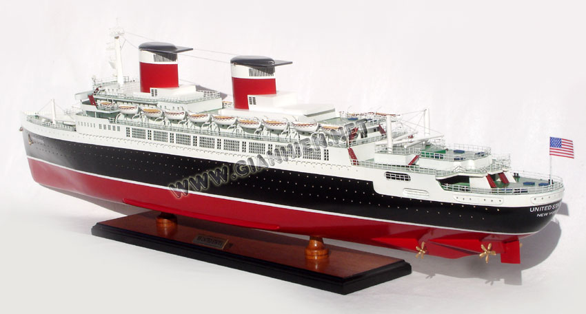 SS United States ship model