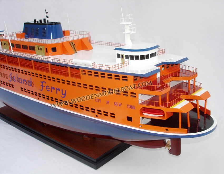 Staten Island Ferry Model ready for display