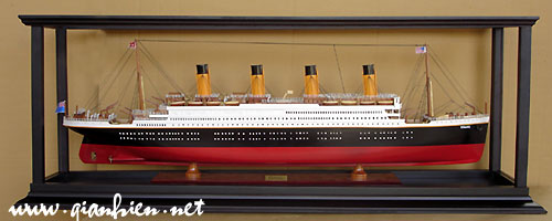 Cruise liner display case