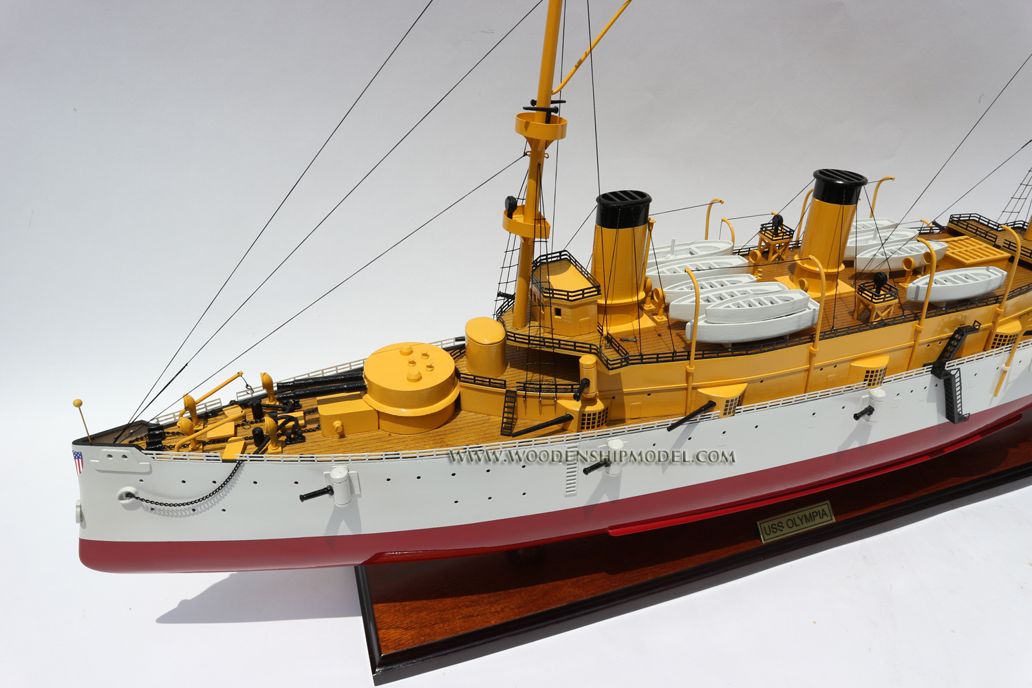 USS Olympia model ship