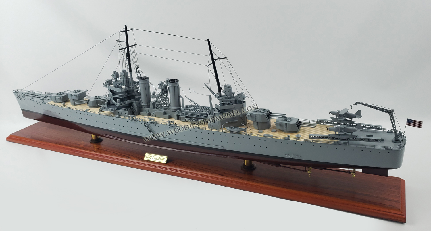 Model battle Ship USS Phoenix