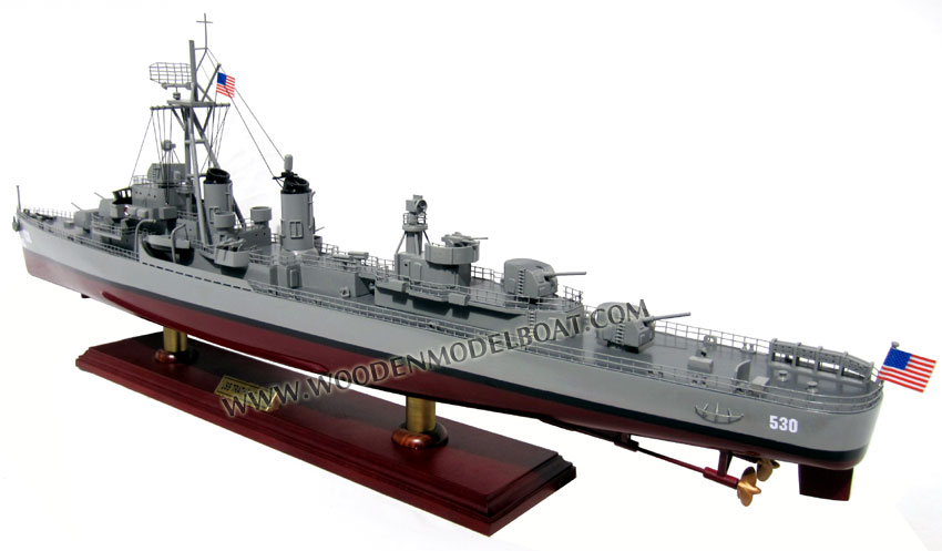 USS Trathen DD-530 Model Battle Ship