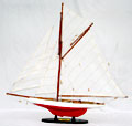 MODEL YACHT VIGILANT(United States defender of the eighth America's Cup in 1893 against British challenger Valkyrie II) - CLICK TO ENLARGE!!!