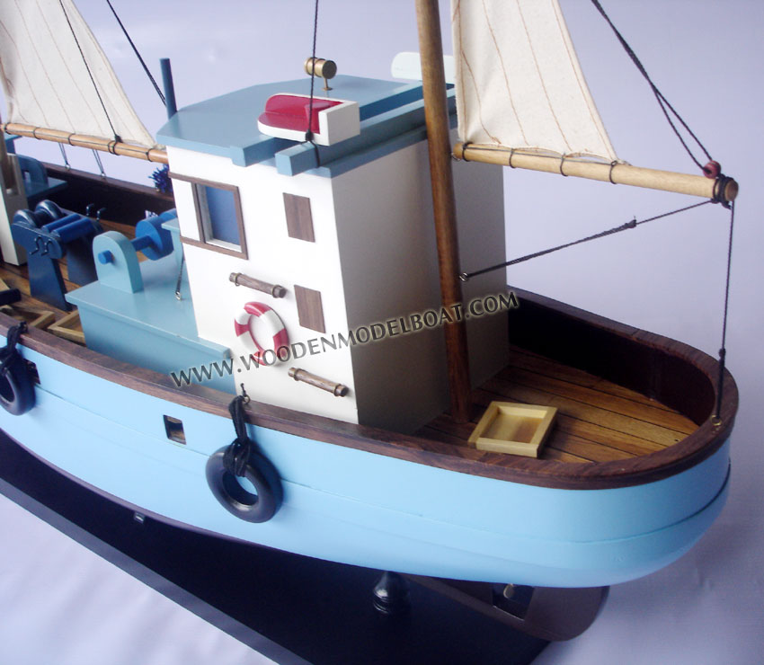 Hand-made fishing boat