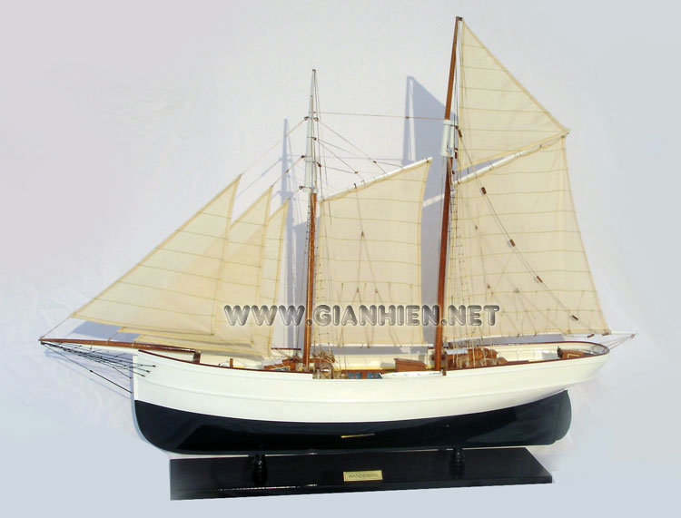 Model Ship Wanderbird - Elbe 5 ready for display