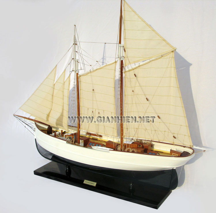 Model Ship Wanderbird - Elbe 5 from Stern