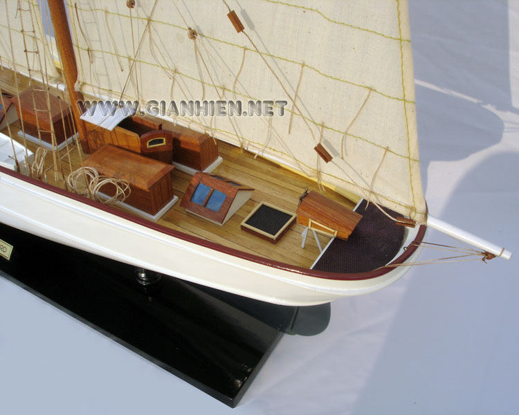 Model Ship Wanderbird - Elbe 5 Close Stern Deck View