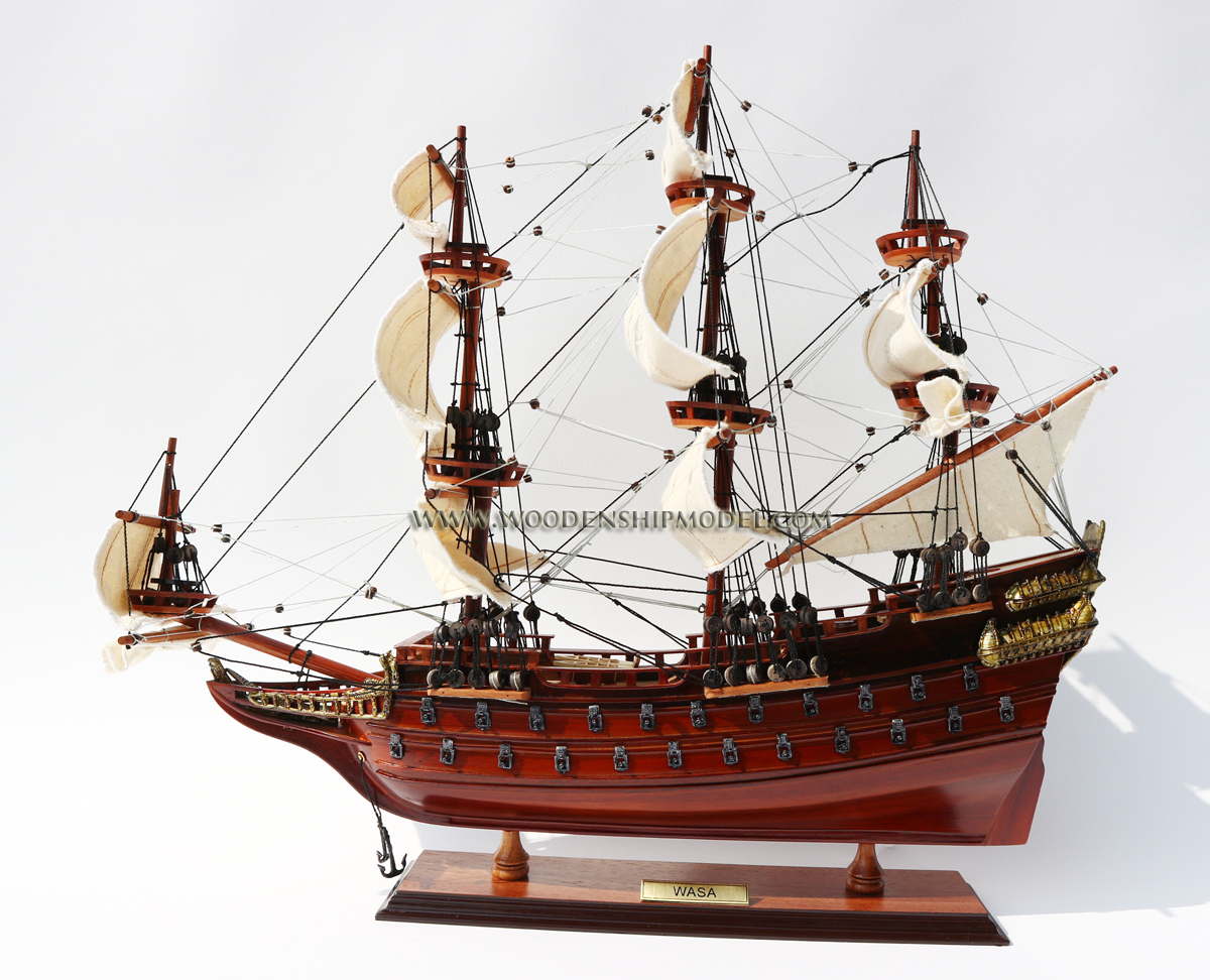 WASA  model ship ready for display