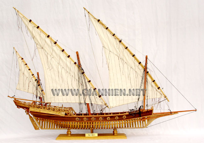 Model Xebec Ready for Display
