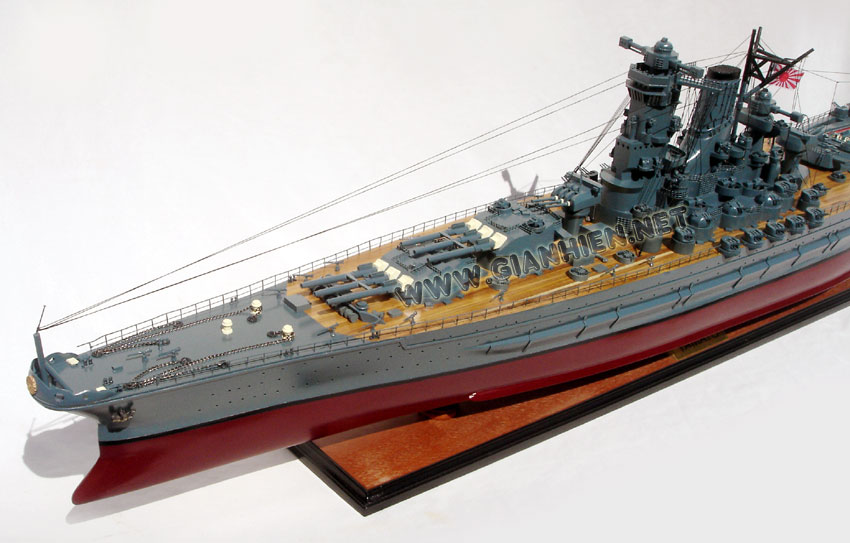 Model Battle Ship Yamato Bow