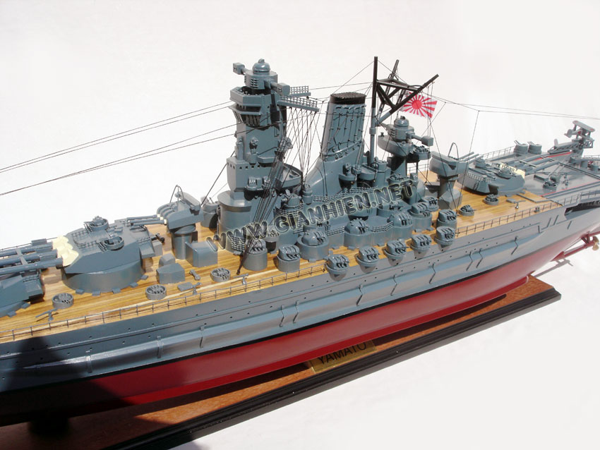 Model Battle Ship Yamato Deck