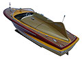 CHRIS CRAFT COBRA 1955 GOLD METALLIC HULL PAINTED - CLICK TO ENLARGE !!!