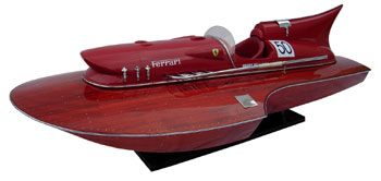 MODEL BOAT FERRARI HYDROPLANE