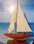 Yacht Shamrock wood finished - Click to enlarge !!!