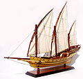Model Xebec Warship - Click to enlarge !!!